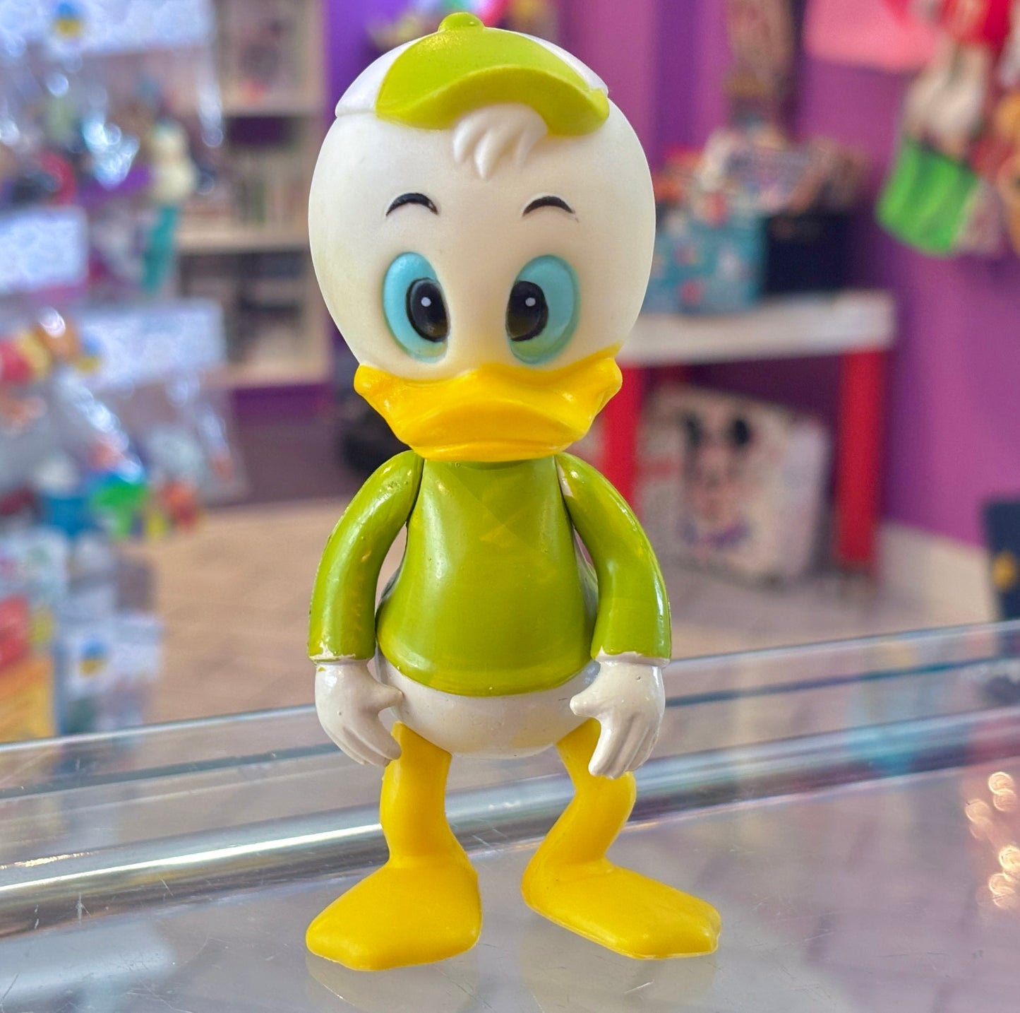 Louie Duck Vinyl Posable Figure (Disney, 1977)