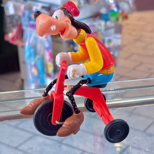 Disney's Goofy Riding Tricycle - String Legs Toy Figure (Disney, 1977)