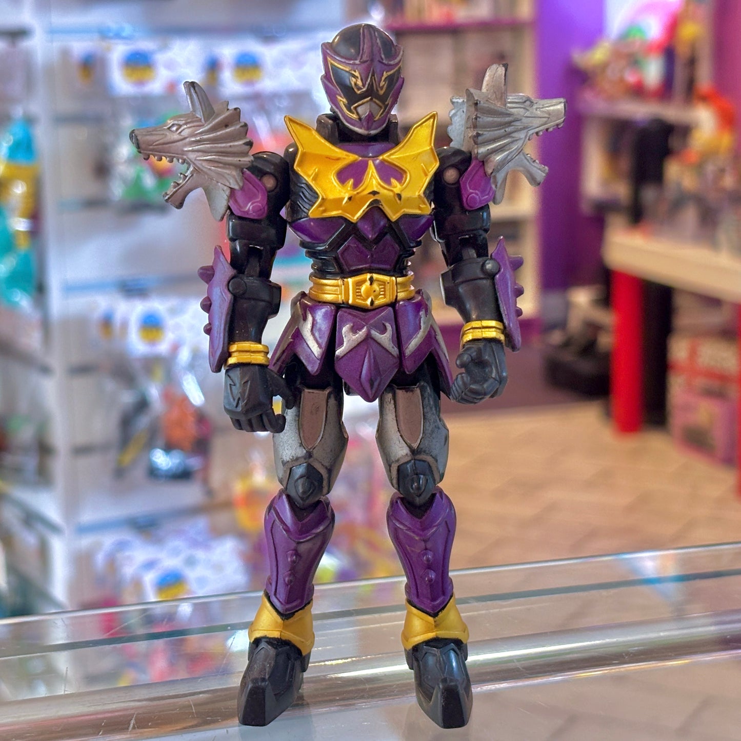 Power Rangers: Mystic Force -  Koragg the Knight Wolf Action Figure (Bandai, 2005)