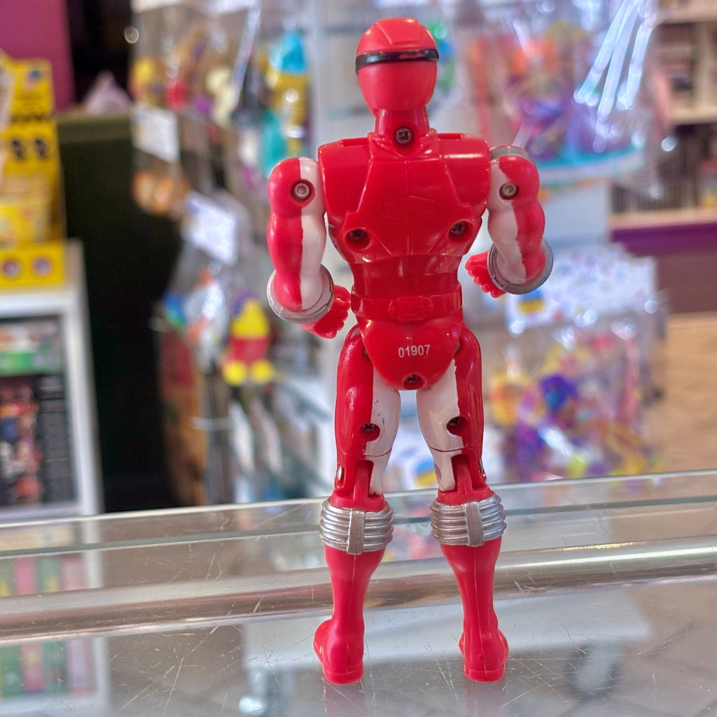 Power Rangers: Operation Overdrive - Hovertek Cycle Red Ranger Action Figure (Bandai, 2006)