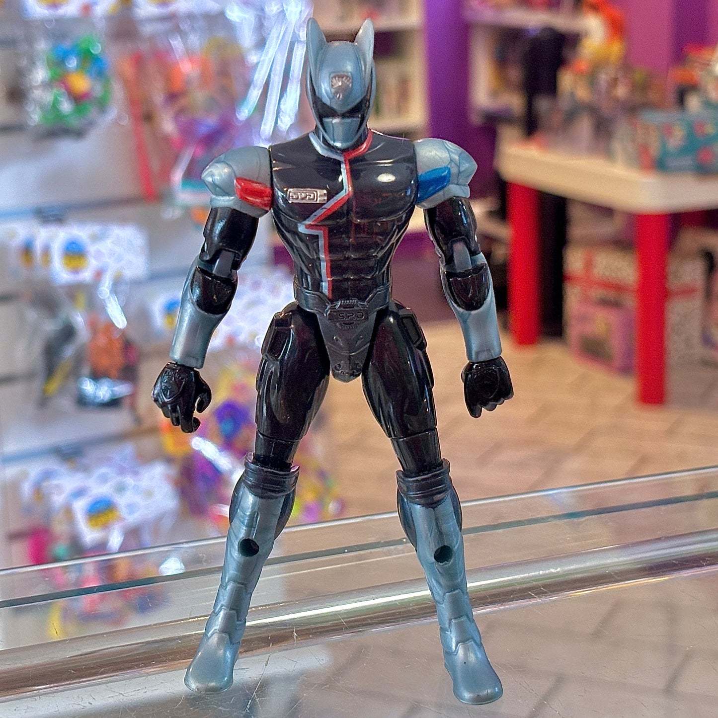 Power Rangers: S.P.D. - Sound Patrol - Shadow Ranger Action Figure (Bandai, 2004)