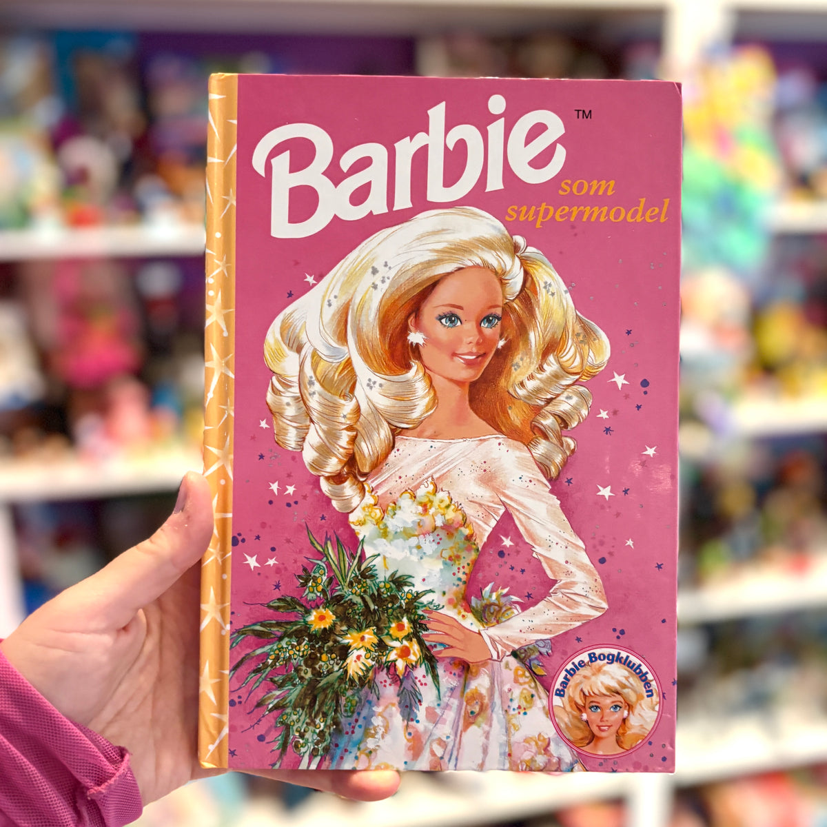 Barbie Book Club: Barbie Som Supermodel (Danish, 90s)