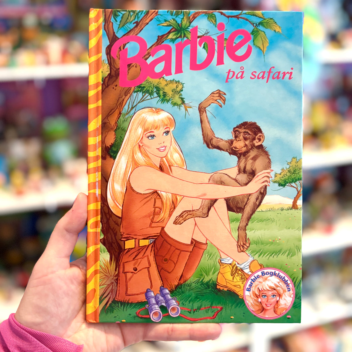 Barbie Book Club: Barbie På Safari (Danish, 90s)