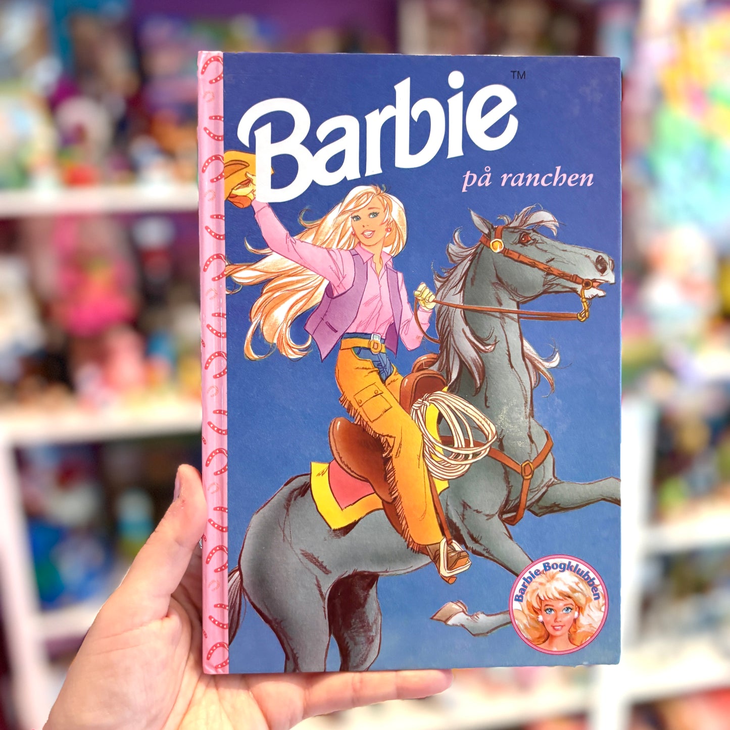 Barbie Book Club: Barbie På Ranchen (Danish, 90s)