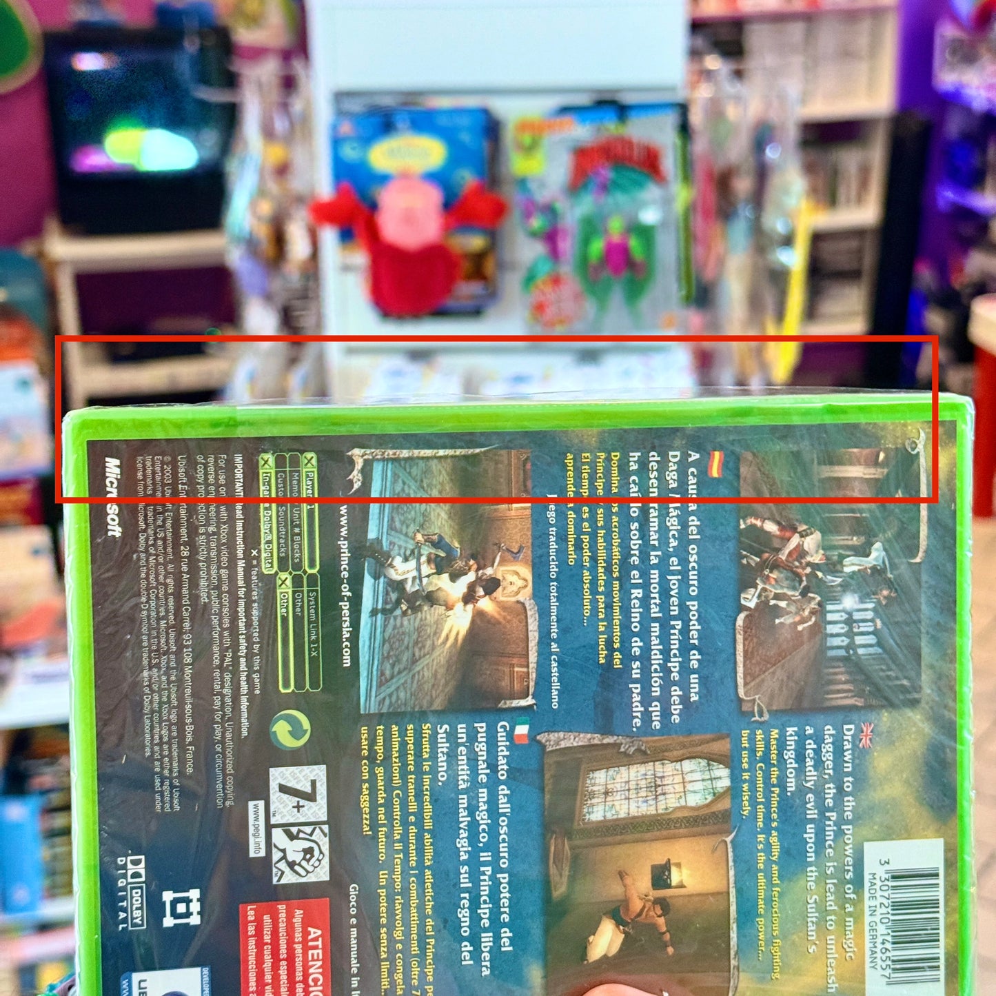 Prince of Persia: The Sands of Time (SEALED, Xbox)