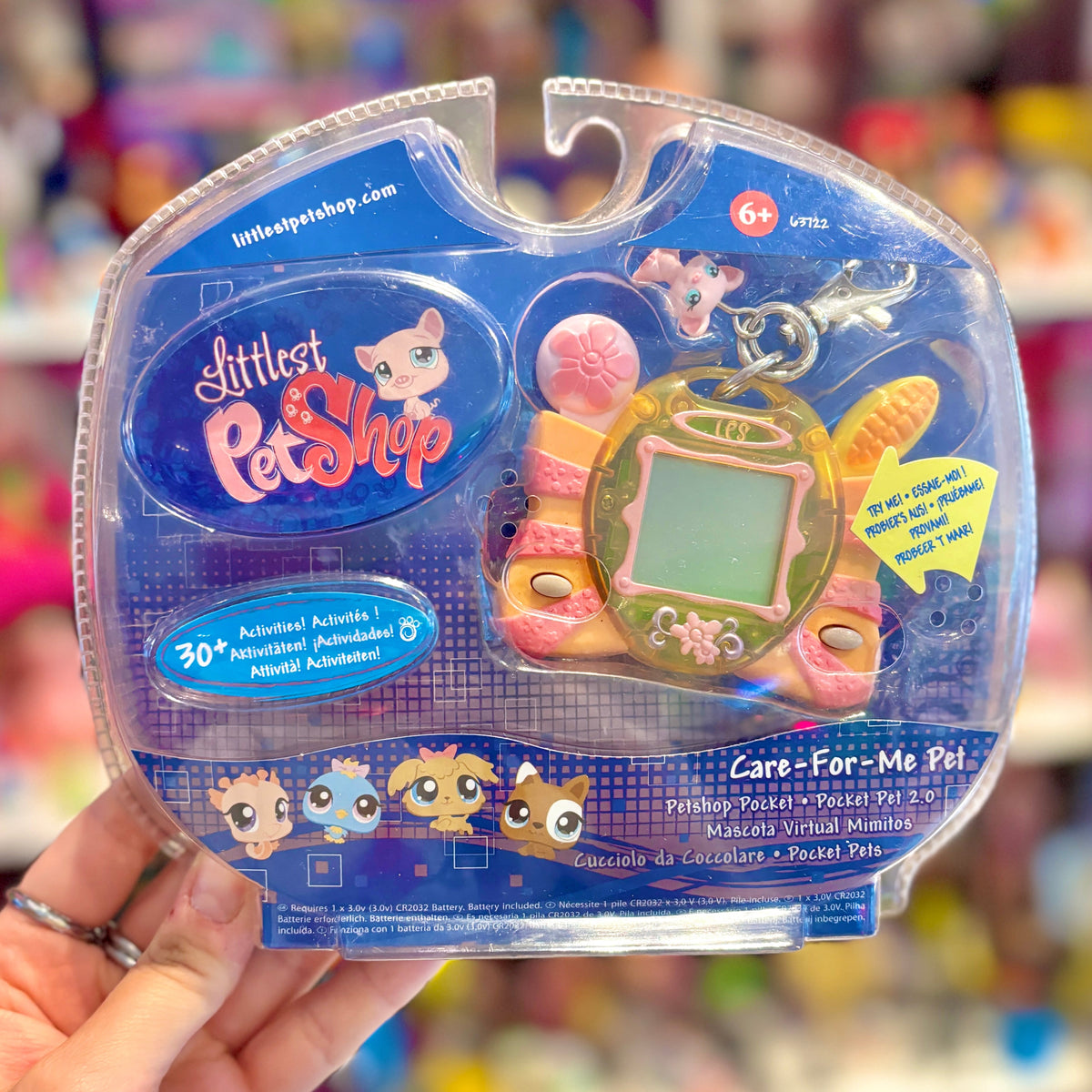 Littlest Pet Shop: Digital Care-For-Me Pet - Pig Virtual Pet (new and sealed, Tiger Electronics, 2008)
