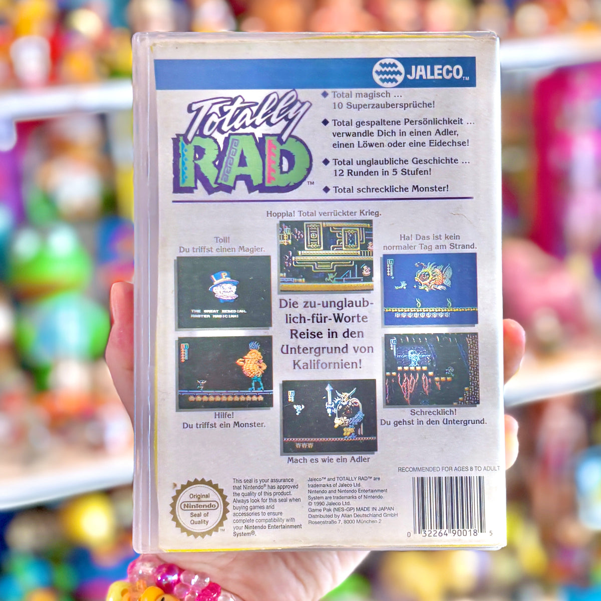 Totally Rad (+ custom case, NES)