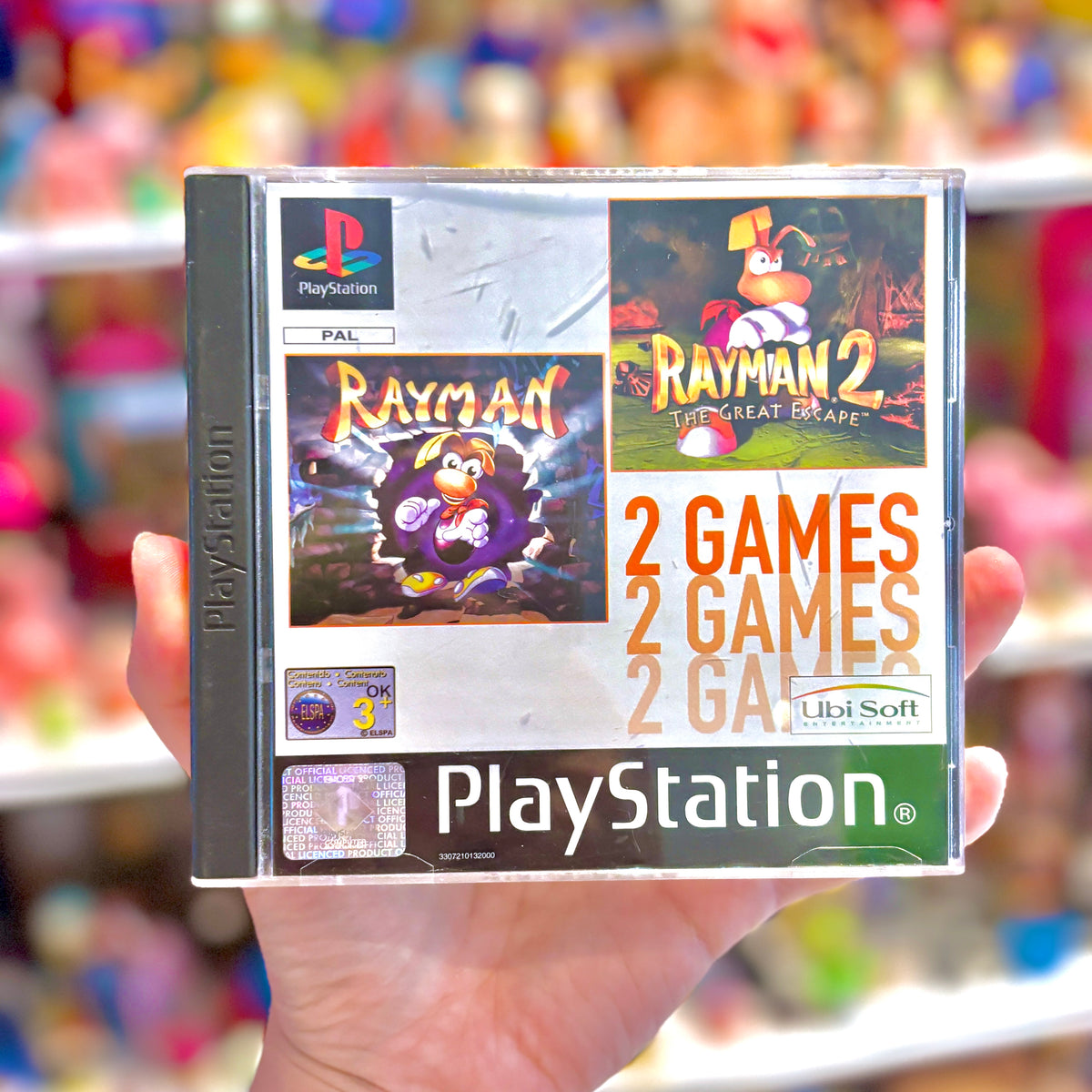 Rayman + Rayman 2 Compilation - 2 Games (PS1)