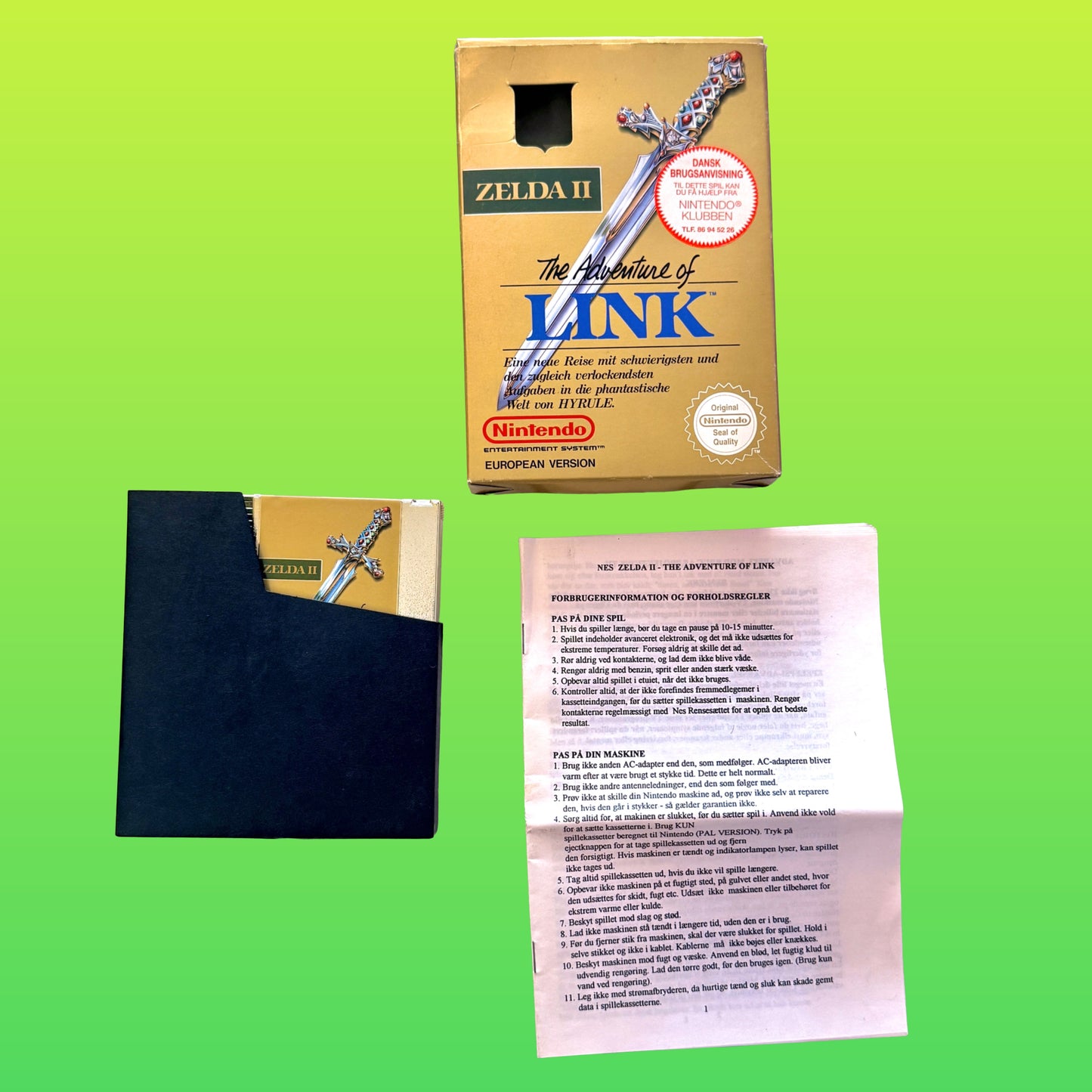 The Legend of Zelda II: The Adventure of Link (CIB, NES)