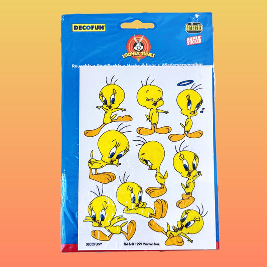 Looney Tunes: Reusable Tweety Stickers (Fatastix, Decofun, 1999)