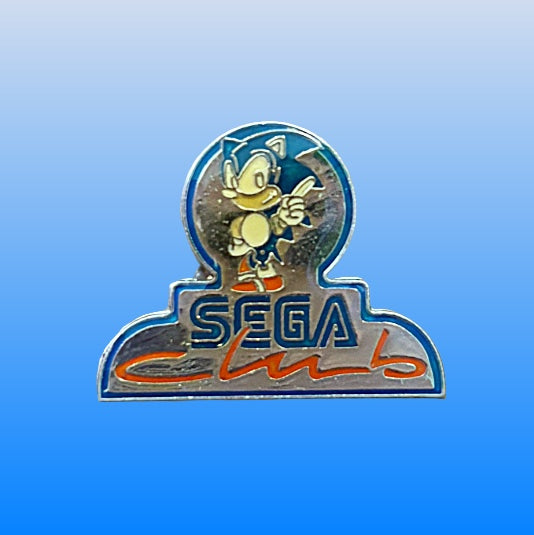 Sonic The Hedgehog: Sega Club Enamel Promo Pin (Sega, 90s)