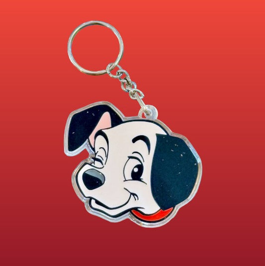Disney's 101 Dalmatians Puppy Face Keychain (90s)