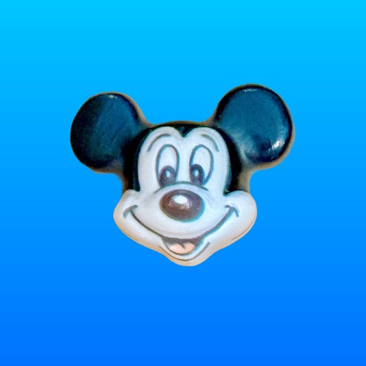 Mickey Mouse Face Small Fridge Magnet (Disney, 90s)