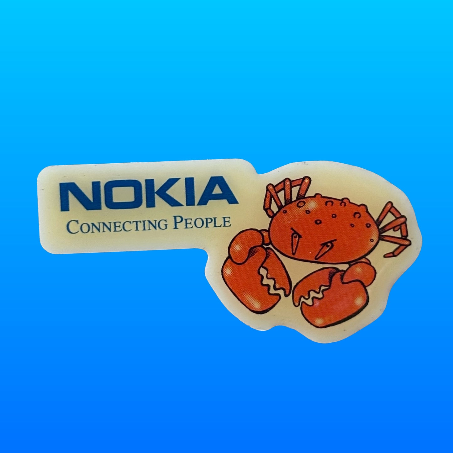 Nokia: Connecting People Crab Enamel Pin (90s)