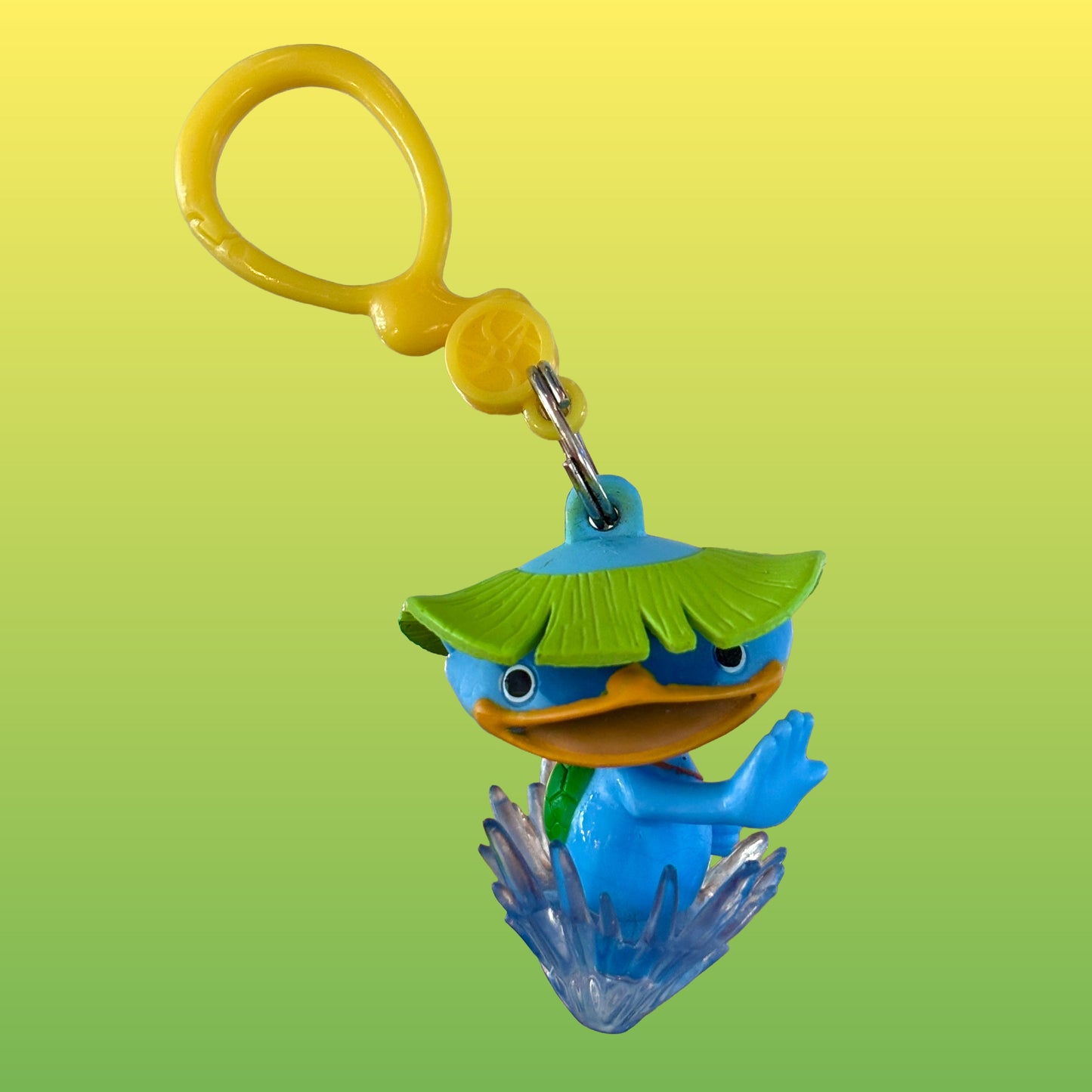 Yo-Kai Watch: Walkappa Backpack Hanger Vinyl Figure (Level-5, 2010s)