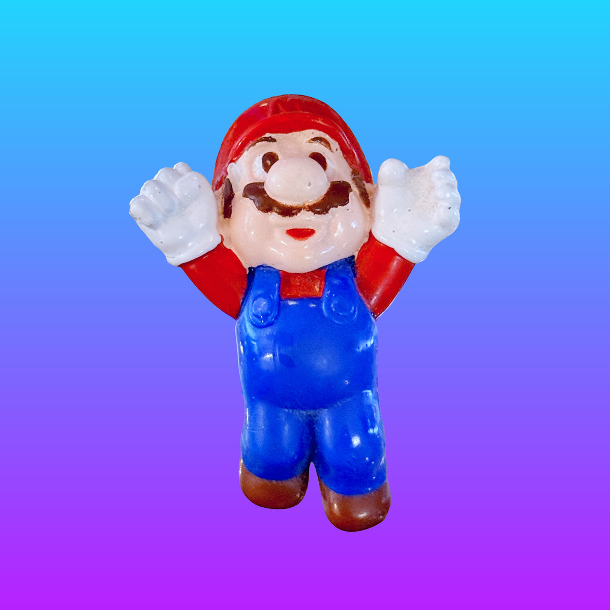 Super Mario Suction Cup Mini Figure - Rare Cereal Toy (Kelloggs, 1999)