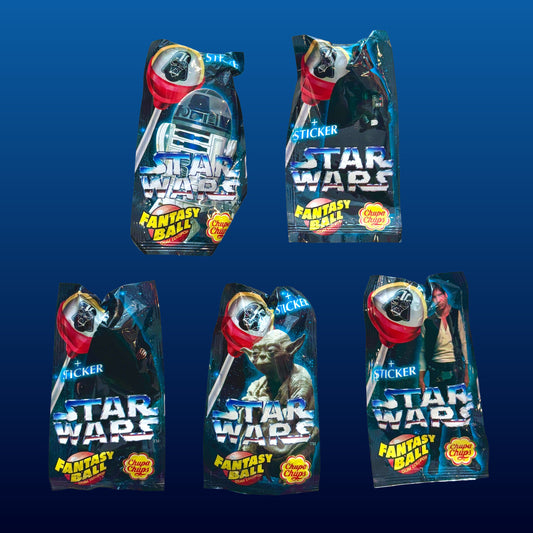 Star Wars: Chupa Chups Lollipop Fantasy Ball (multiple designs, 1996)
