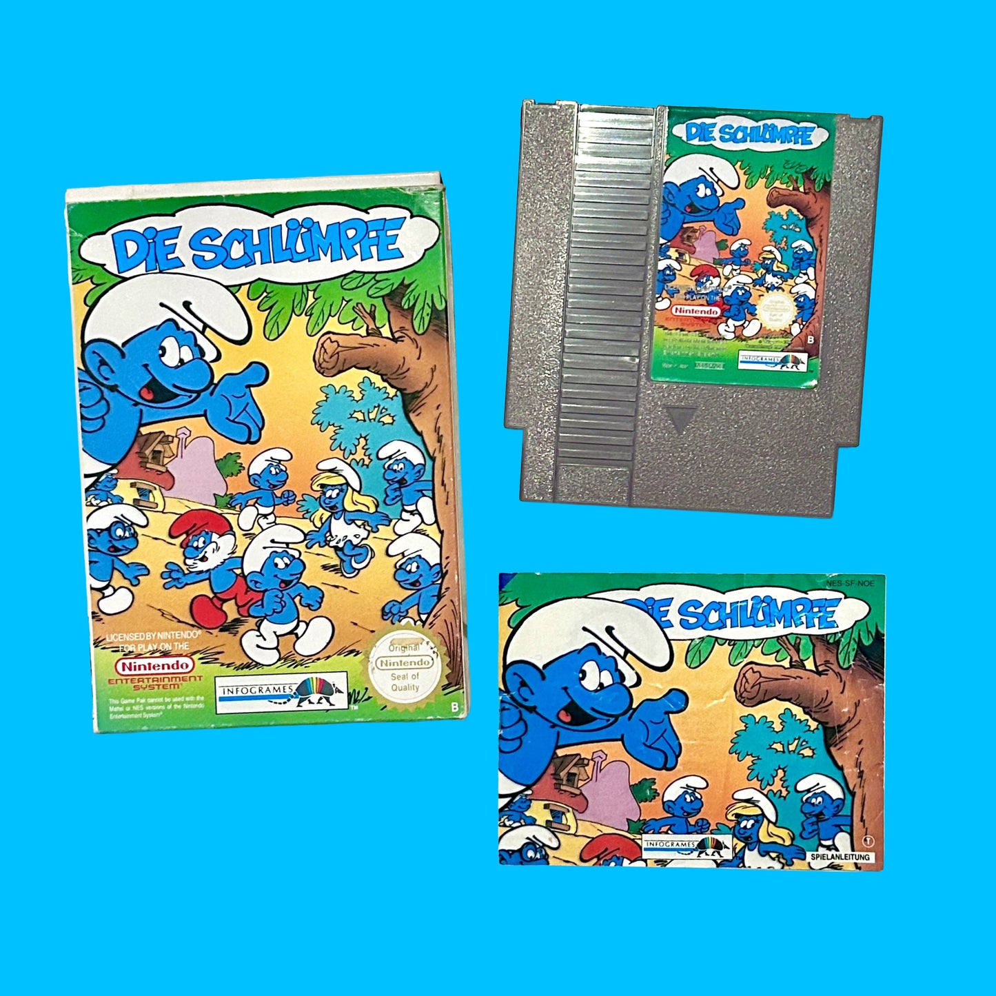 The Smurfs (CIB, NES)