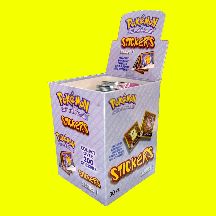 Pokemon Artbox Series 1 Stickers (sealed, 90s)