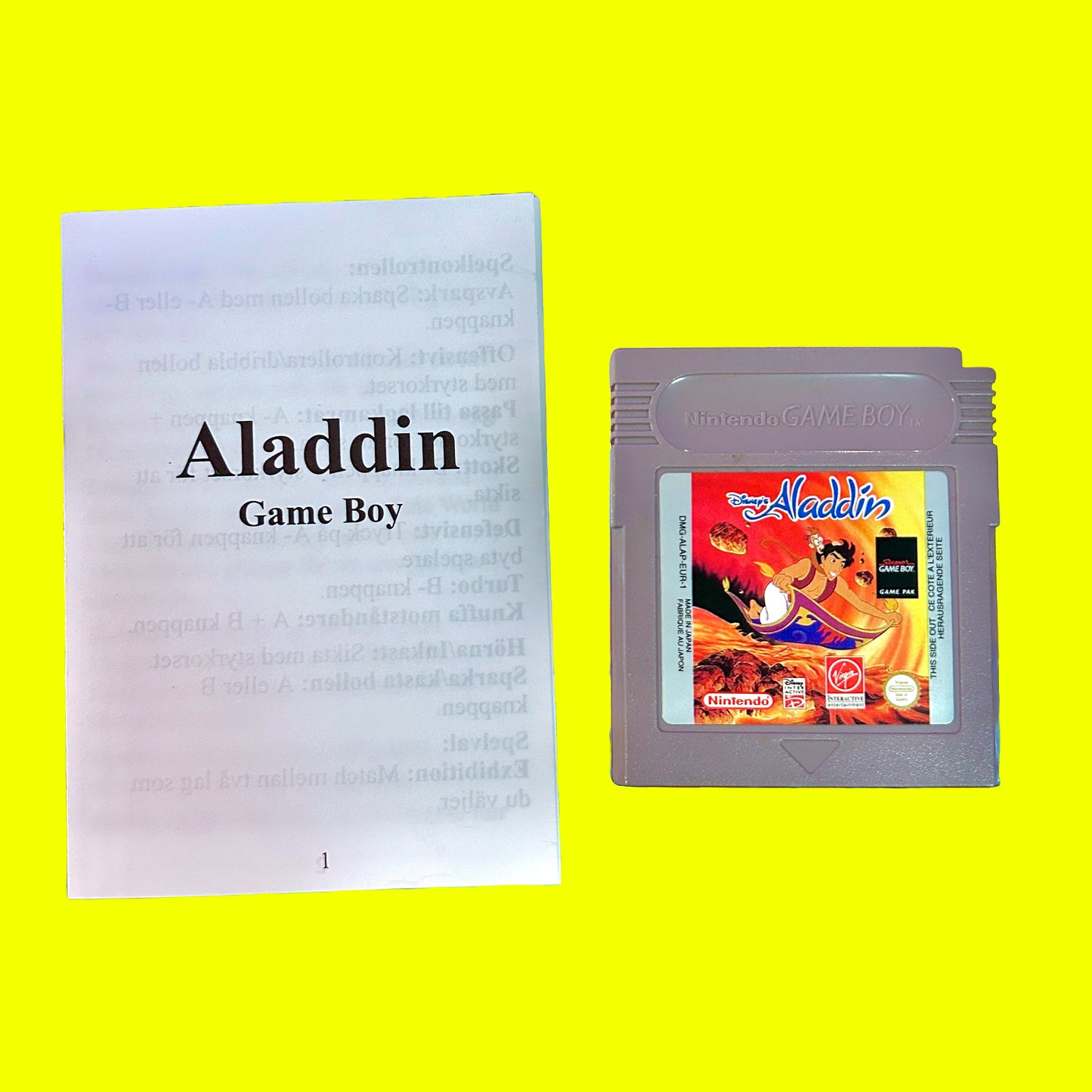 Aladdin (Blue box, Gameboy)