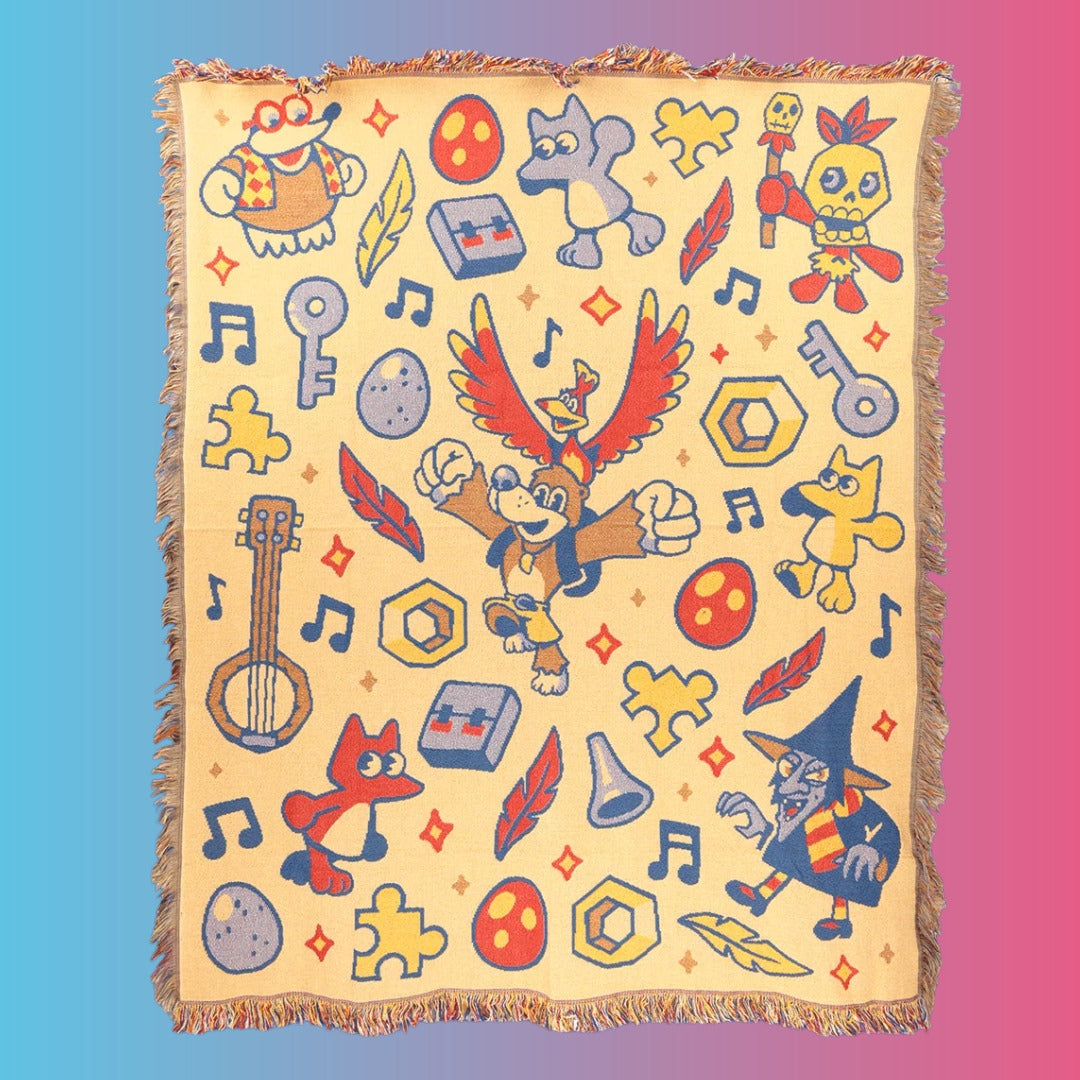 Banjo-Kazooie: Tuneful Venture Blanket (Fangamer)