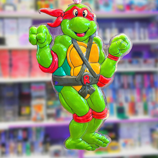 Teenage Mutant Ninja Turtles: Plastic Wall Decoration - Raphael Full Body 62 cm (80s)