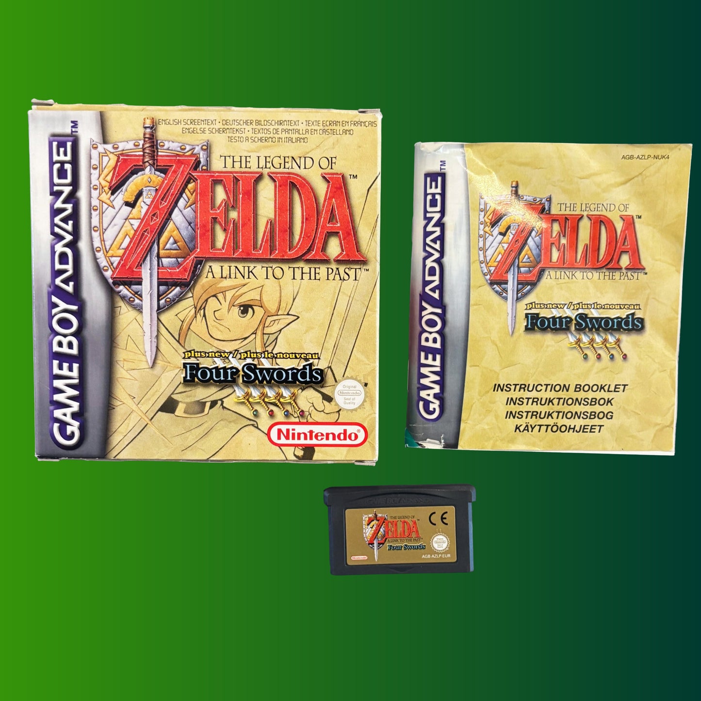 The Legend of Zelda: A Link To The Past - Four Sword Adventures (CIB, Gameboy Advance)