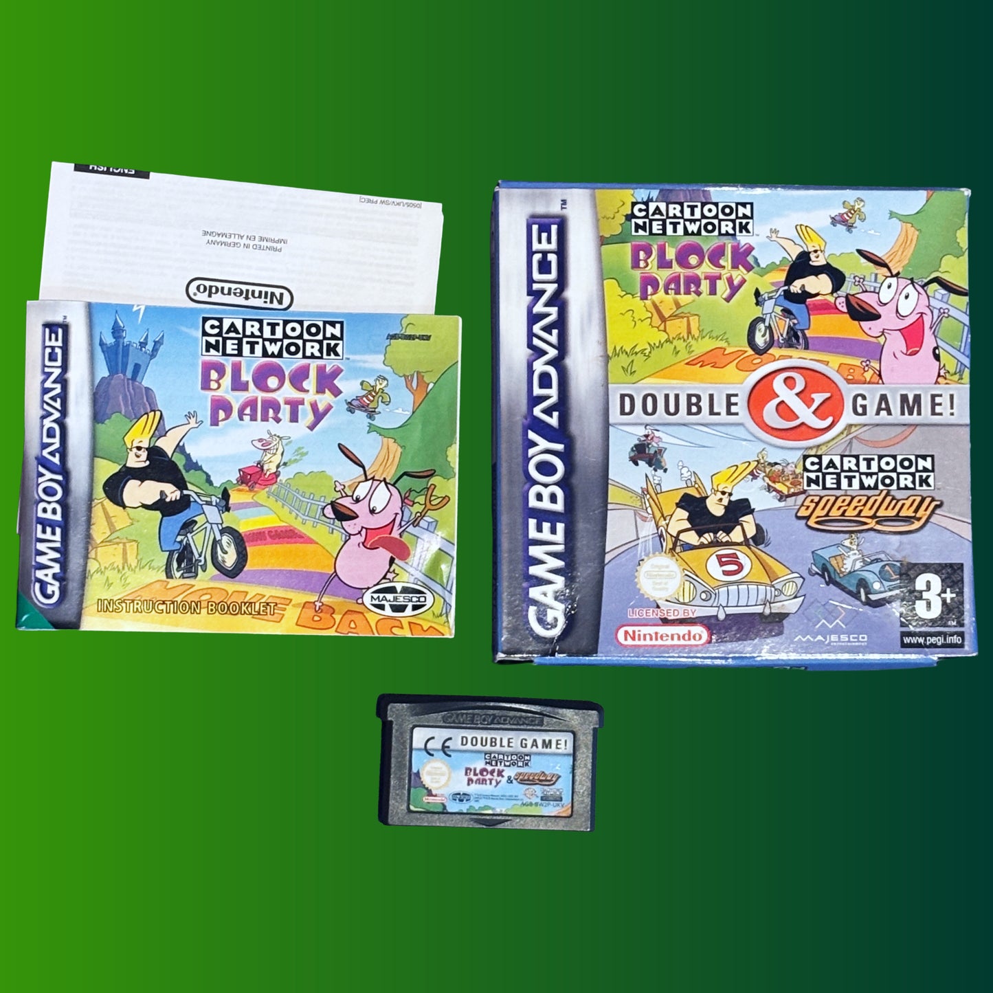 Cartoon Network: Double Game - Block Party & Speedway (CIB, Gameboy Advance)
