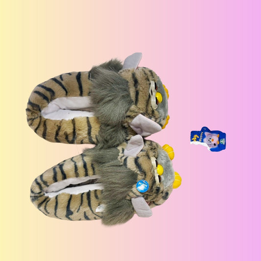 Furby Talking Plush Slippers: Size 40/41 (Tiger Electronics, 90s)