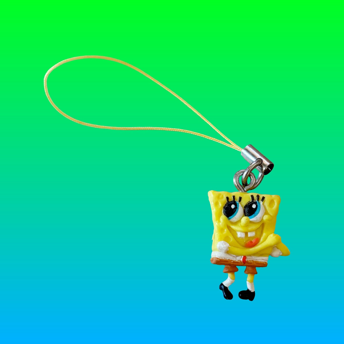SpongeBob Squarepants: Excited Spongebob Phone Charm Gachapon (2000s)