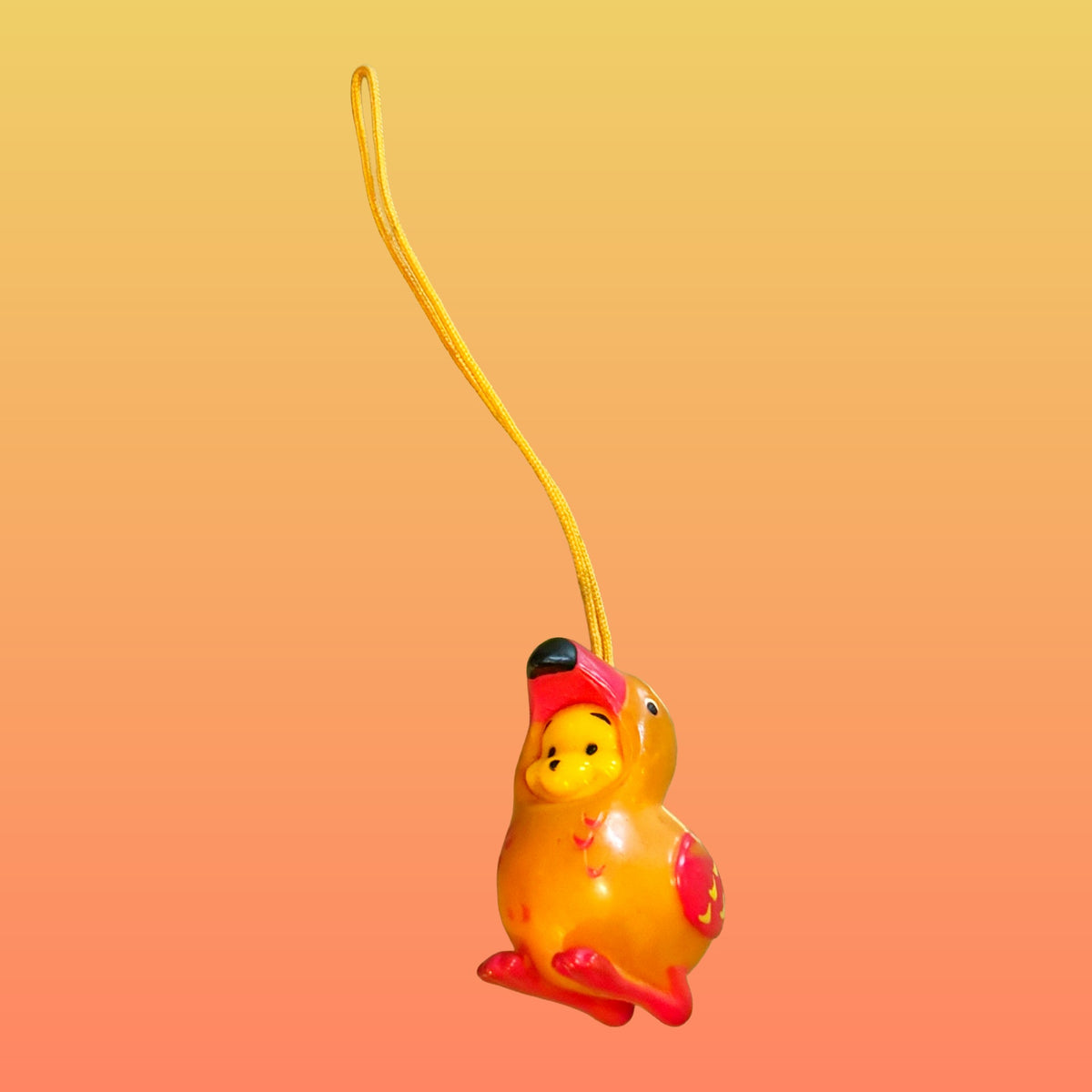 Winnie The Pooh: Peek-A-Pooh Flamingo - Phone Charm Dangler Gachapon (Disney, 2000s)