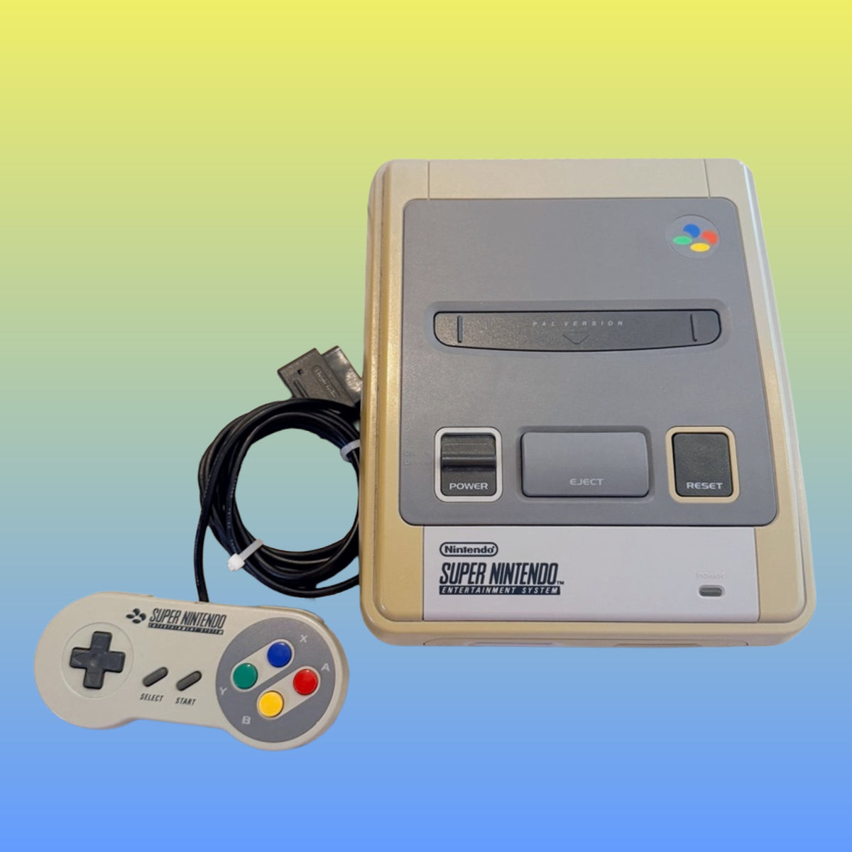 Super Nintendo Console + Controller