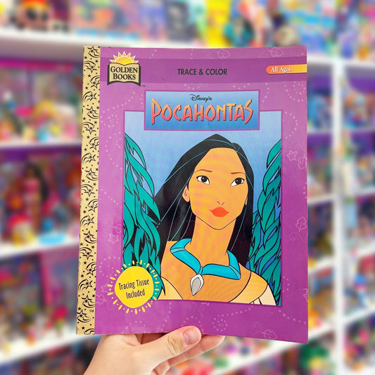 Pocahontas Trace & Coloring Book (Disney, 90s)