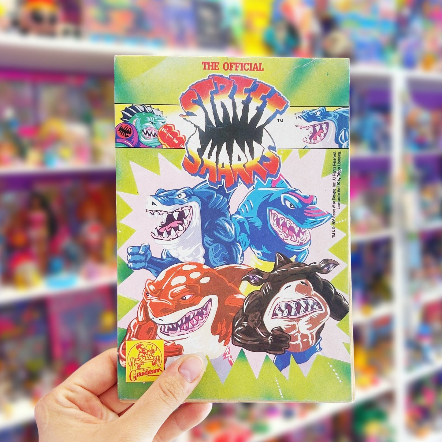 Street Sharks Coloring & Activity Pad Book (90s)