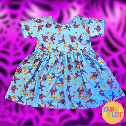 Spider-Man: The Animated Series - Upcycled Blue Dress (FARVEFYLDT x POPCULTGANG)