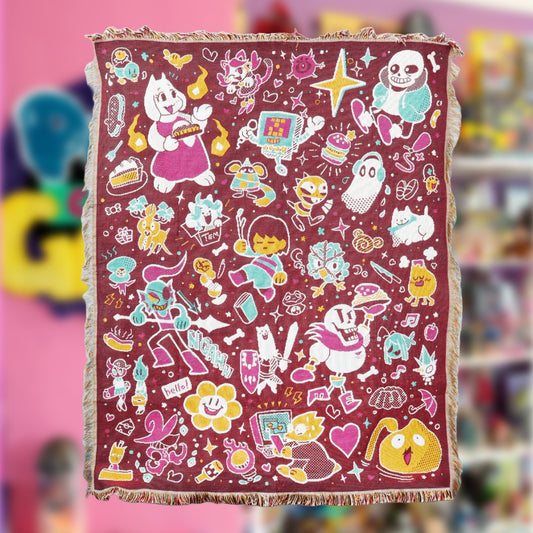 Undertale: Friends and Foes Throw Blanket (Fangamer)