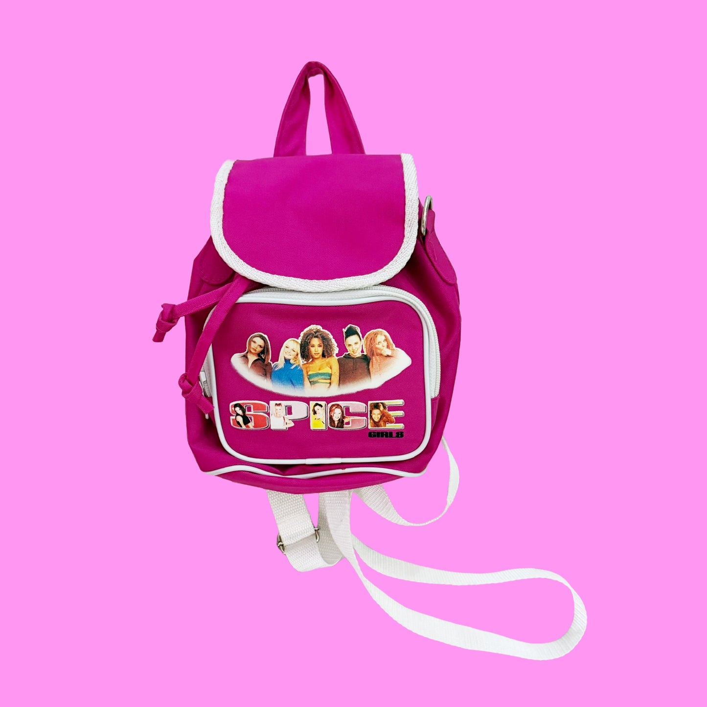Spice Girls: Pink Mini Backpack Purse Bag (90s)