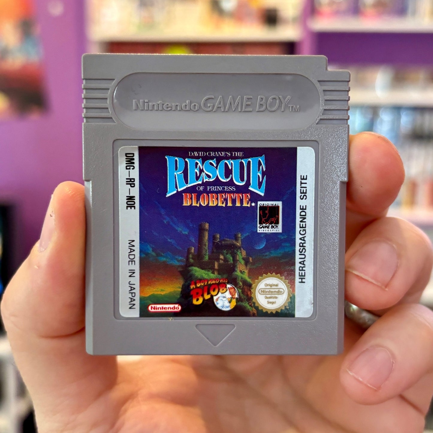 A Boy & His Blob: The Rescue of Princess Blobette (Gameboy) - PopCultGang