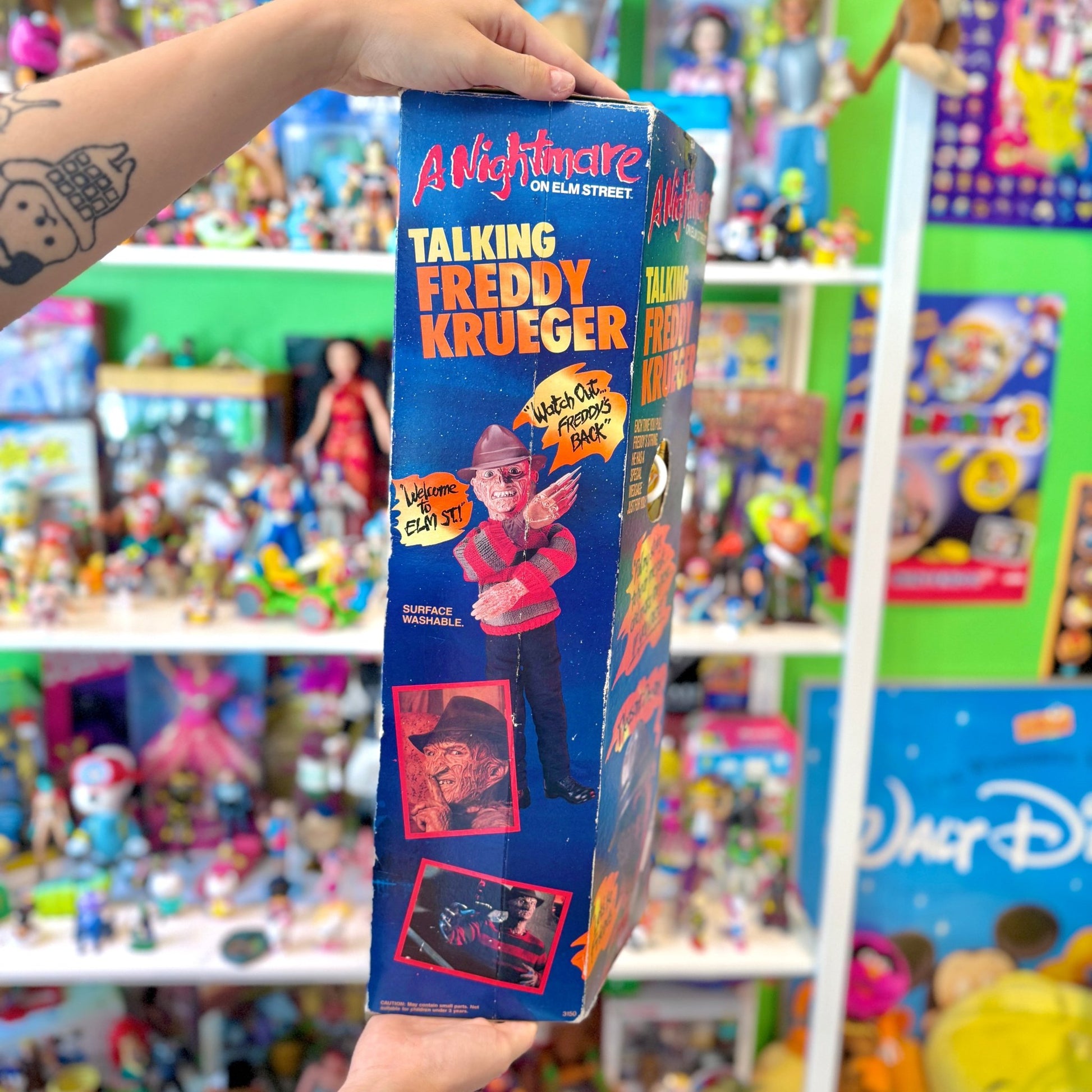 A Nightmare On Elmstreet: Talking Freddy Krueger Doll - (NIB, 80s) - PopCultGang