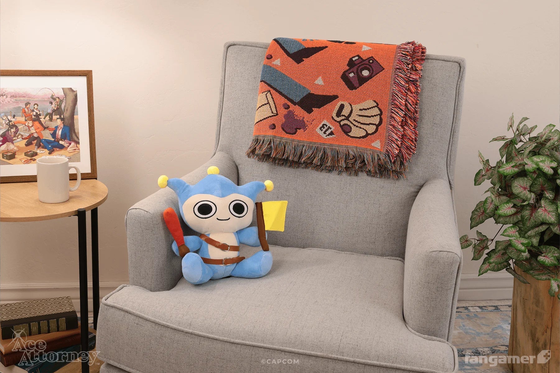 Ace Attorney: Crime Scene Throw Blanket (Fangamer) - PopCultGang