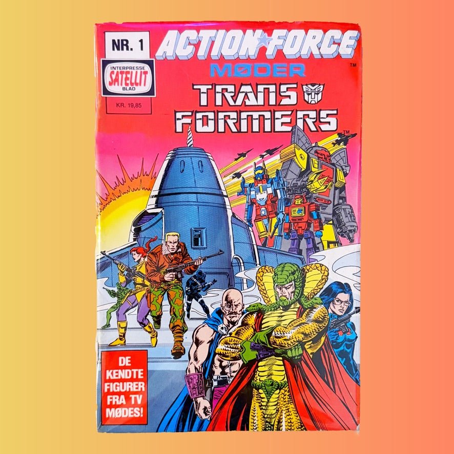 Action Force Møder Transformers 1 (danish comic book, 80s) - PopCultGang