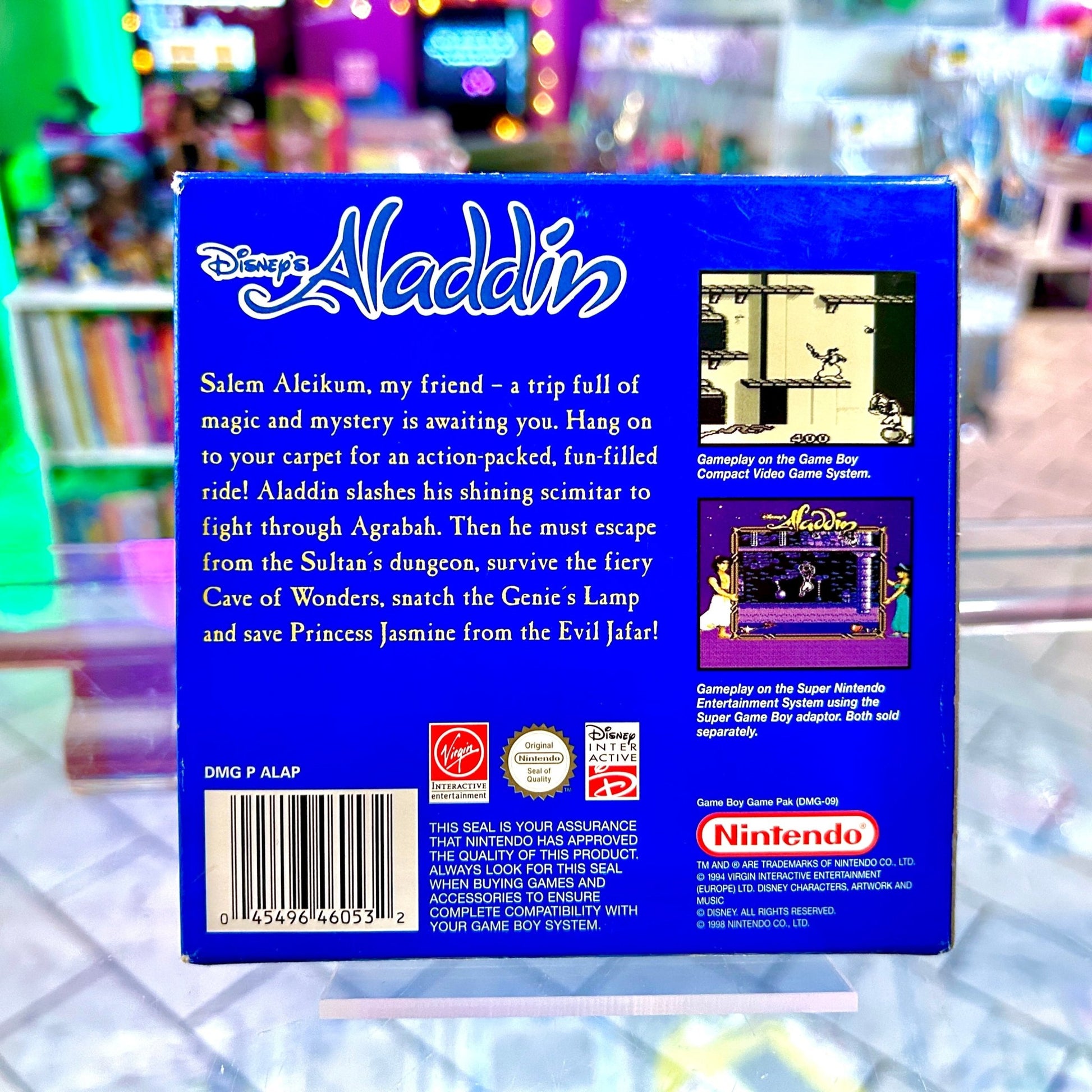 Aladdin (Blue box, Gameboy) - PopCultGang