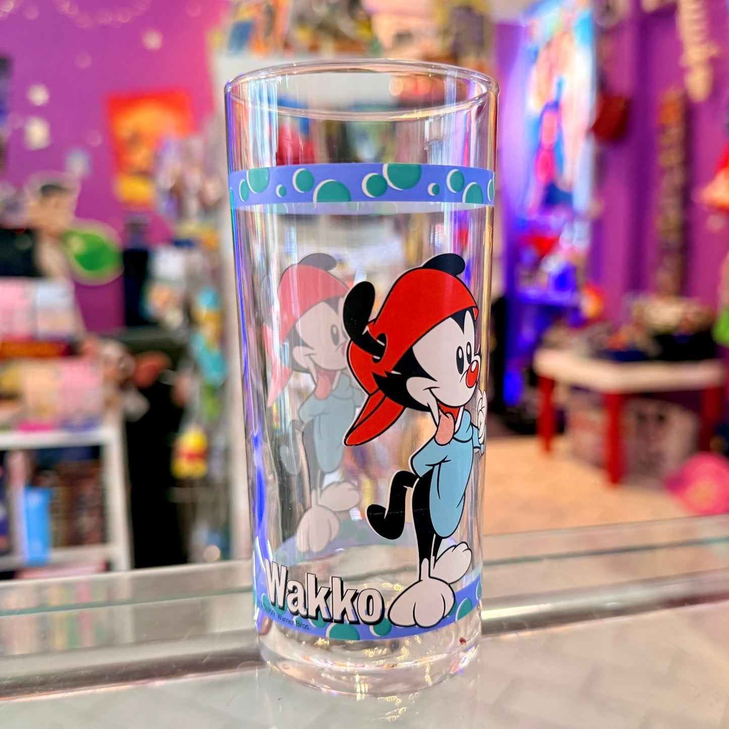 Animanics: Wakko Collector’s Drinking Glass (Max Burger, 1999) - PopCultGang
