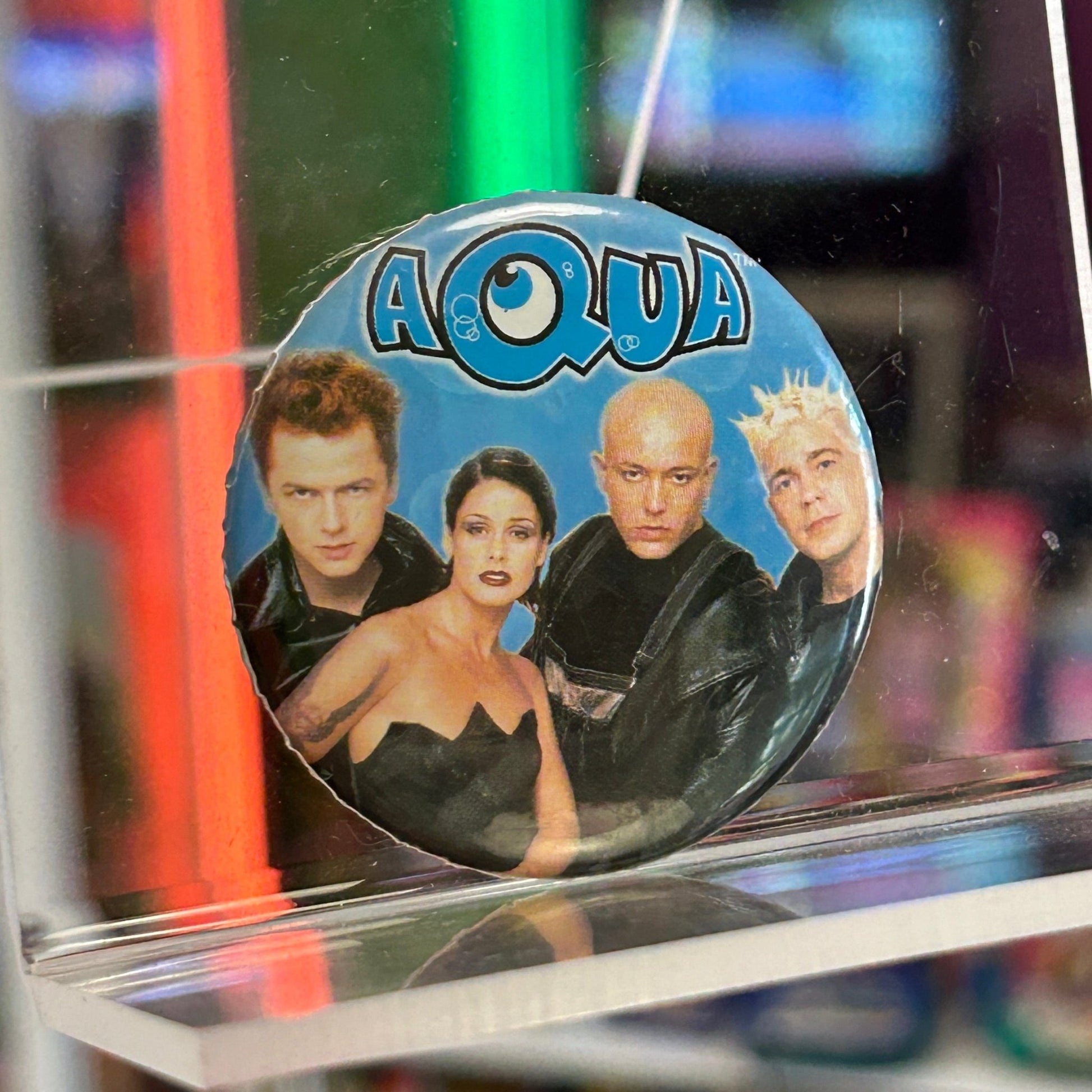 Aqua Photo Badge - PopCultGang