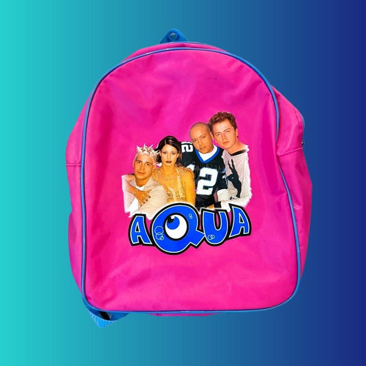 Aqua Pink Backpack (90s) - PopCultGang