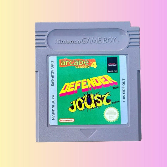 Arcade Classics 4: Defender & Joust (Gameboy) - PopCultGang