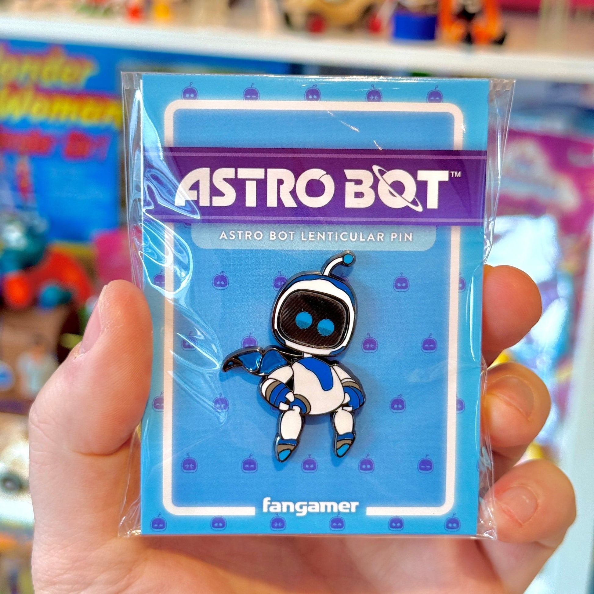 Astro Bot Lenticular Pin (Fangamer) - PopCultGang