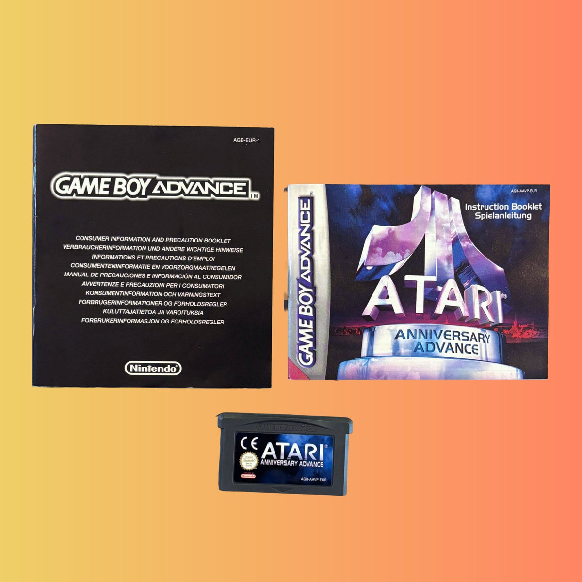 Atari Anniversary Advance + manual (Gameboy Advance) – PopCultGang