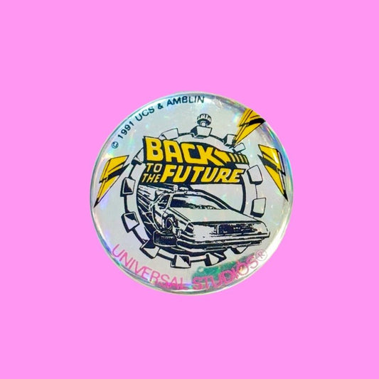 Back To The Future - Universal Studios Pin Badge (90s) - PopCultGang