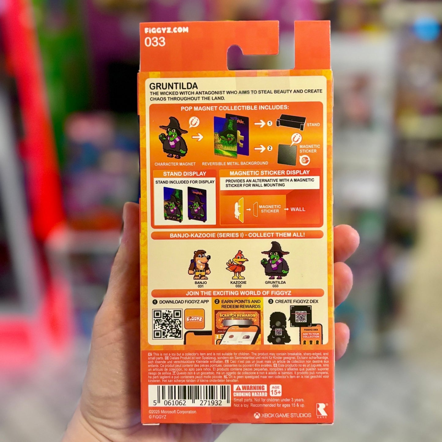 Banjo - Kazooie: Magnet Collectible Gruntilda Figure 11 cm (FiGGYZ) - PopCultGang